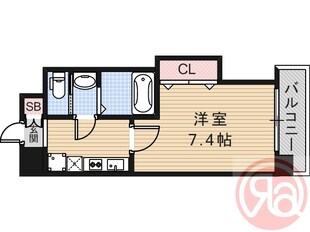 Luxe天王寺の物件間取画像